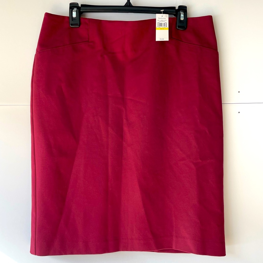 Van Heusen Women's Plus Size Stretch Straight Pencil Short Mini Midi Skirt, 14